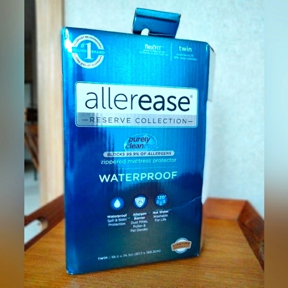 Twin Mattress Protector Waterproof Mattress Protector Allergen Mattress Cover - Picture 1 of 15